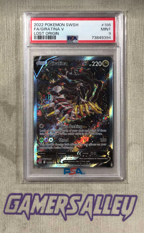 Giratina V 186/196 PSA 9
